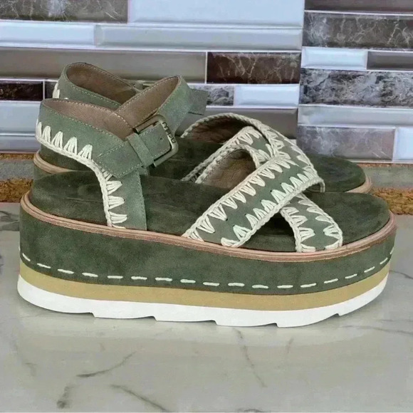 Mou PLATFORM CRISS CROSS UPPER - Platform sandals size 9 - Picture 3 of 15
